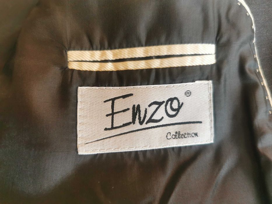 Garnitur czarny Enzo collection + pasek