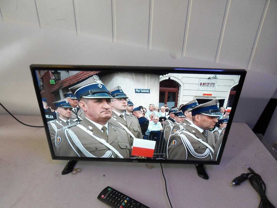 LED Tv 24" dvb-t/2 hevc gwarancja 12v i 230v