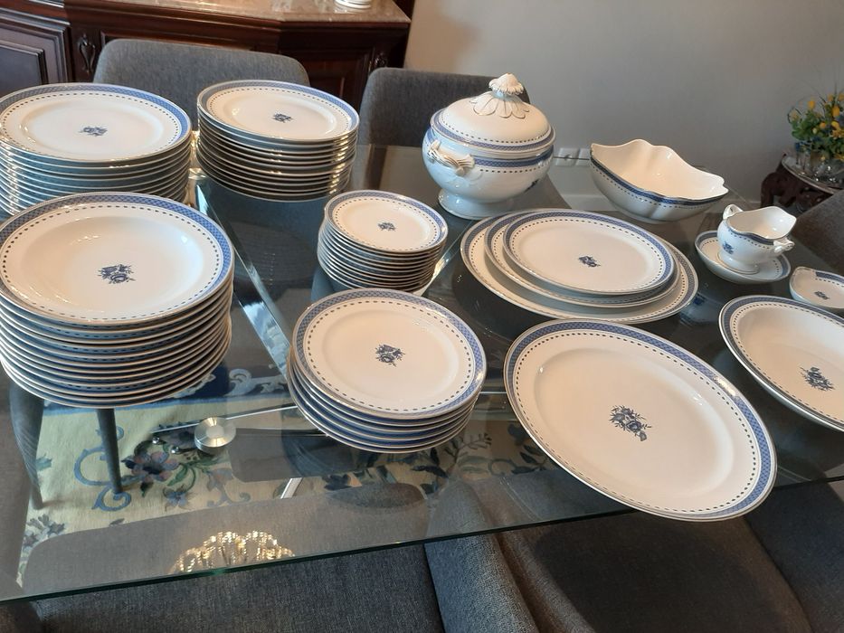 Serviço jantar Vista Alegre Cozinha Velha