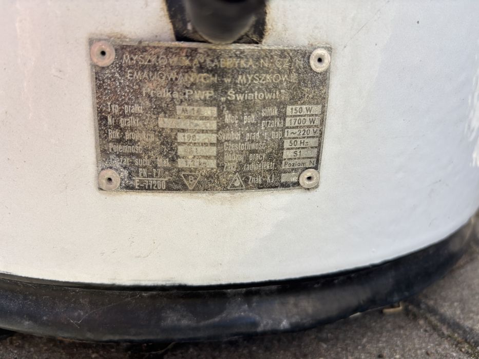 Pralka Światowit Działająca