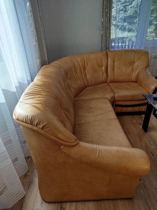 sofa narożnik fotel skóra naturalna