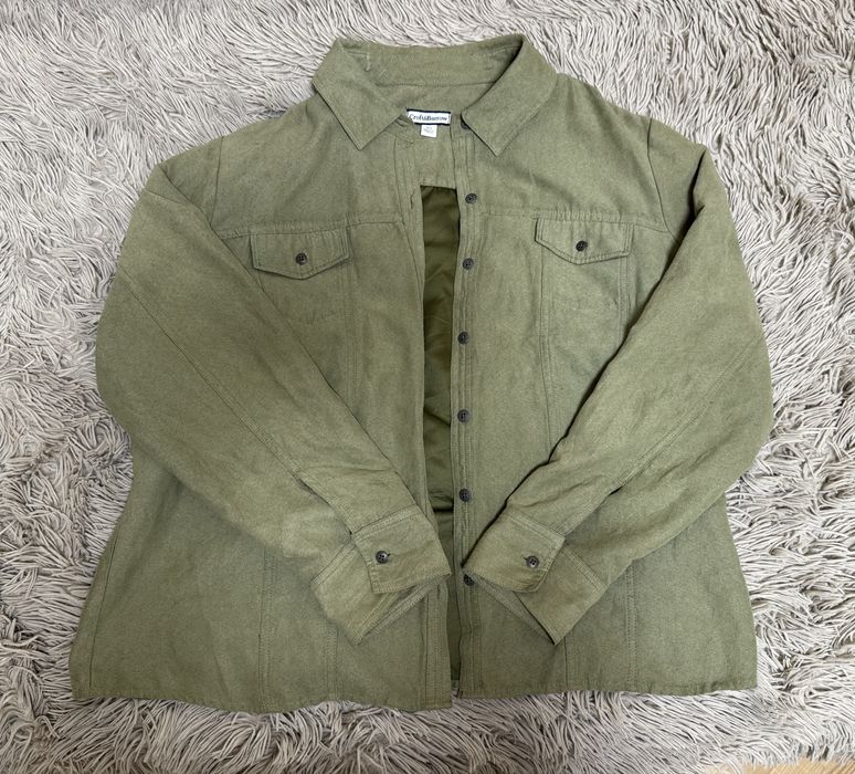 Сорочка оливкового кольору