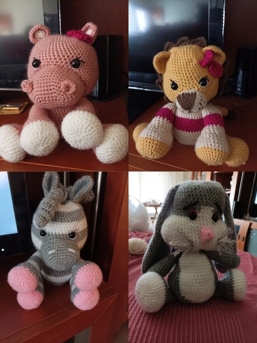 Bonecos feitos por mim