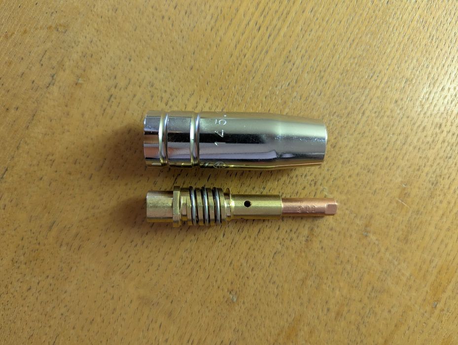 Конусное газовое сопло 145.0075 и контактный наконечник 0.8 мм MB 15