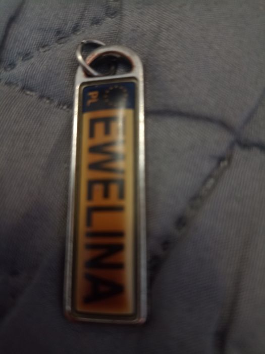 Brelok z napisem Ewelina