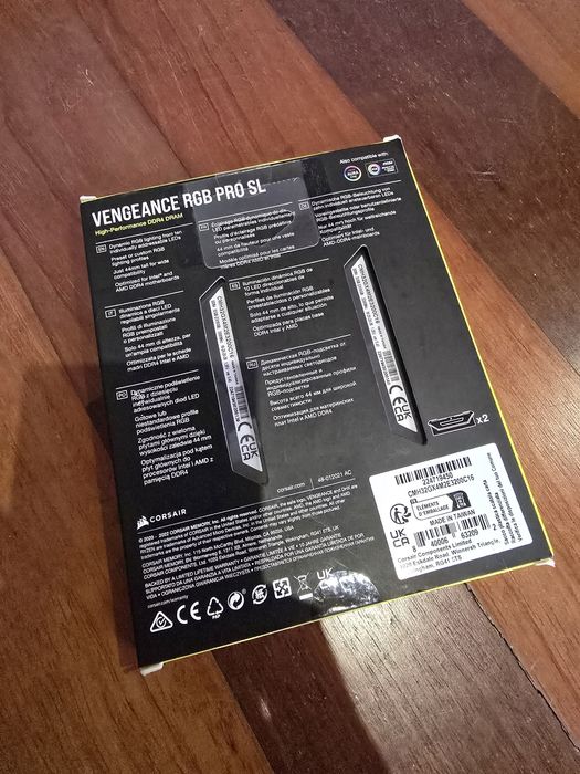 Corsair DDR4 32gb 2x16 Vengeance RGB Pro SL