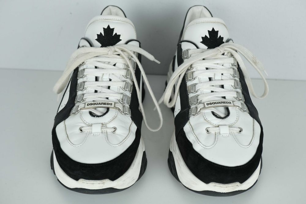 Dsquared2 skórzane sneakers męskie r 44