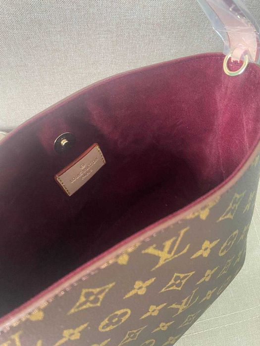 сумка в стилі Louis Vuitton Petit Bucket Monogram канва