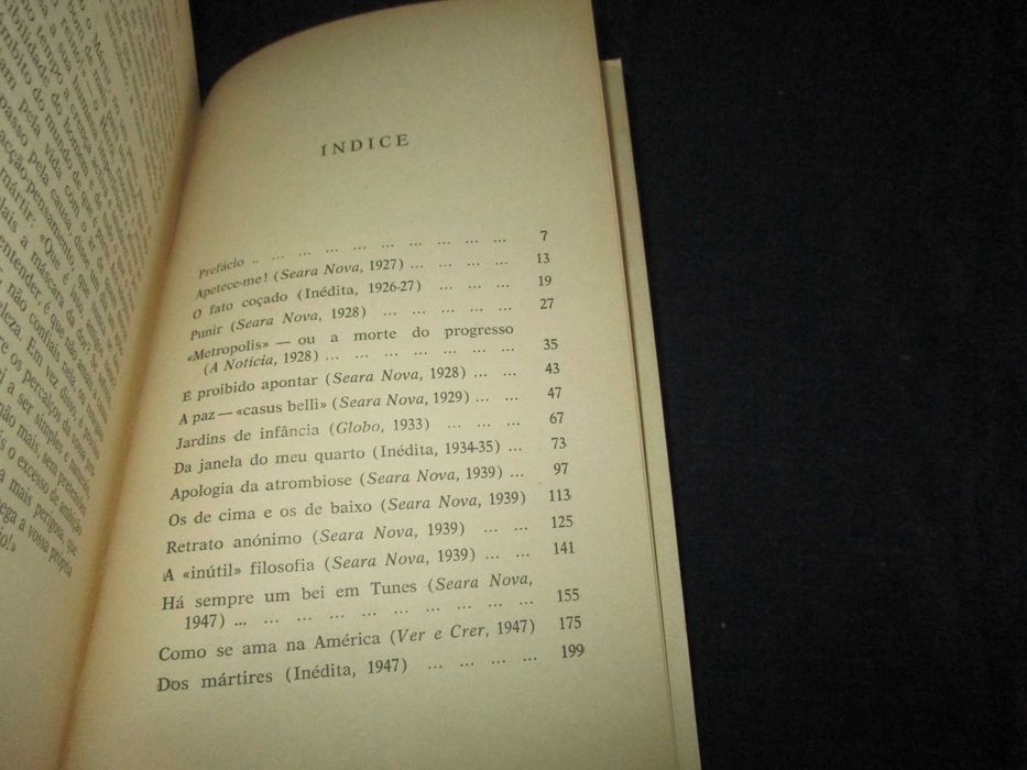 Livro É Proibido Apontar José Rodrigues Miguéis 1º edição
