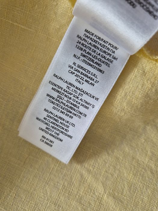 Spódnica z lnu Ralph Lauren S