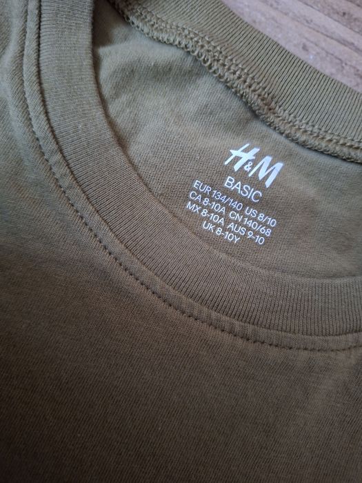 Bluzka khaki - H&M - 134/140