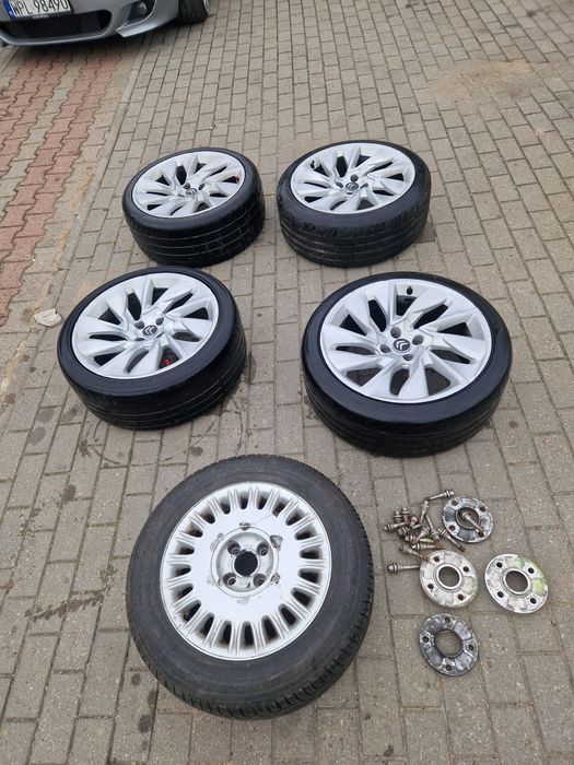 Koła 4x108 19+dystanse i śruby(citroen peugeot ds)