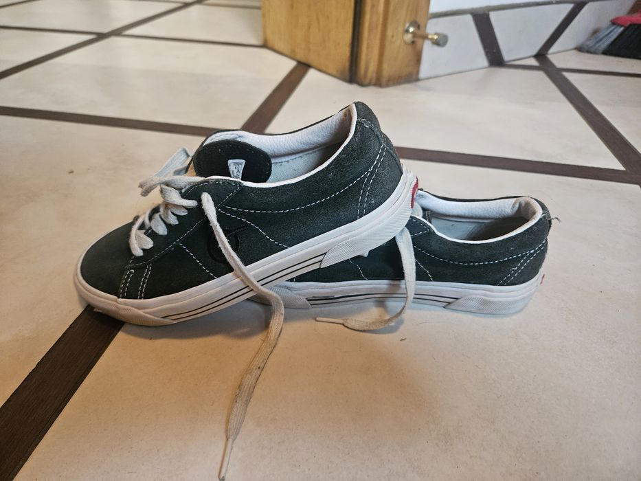 Vans trampki ciemny zielony