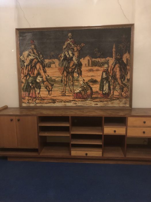 Quadro c/ moldura madeira