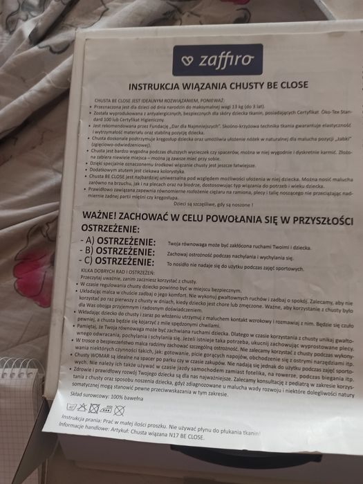 Nosidełko zaffiro
