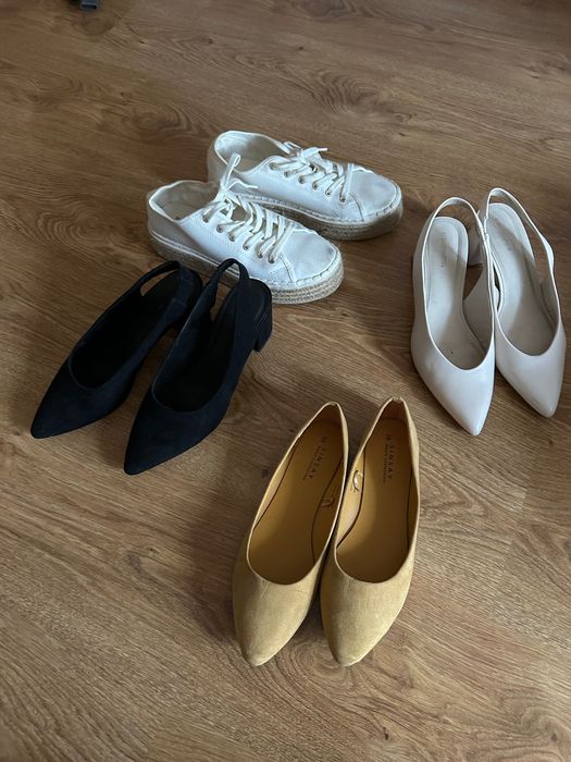 Buty na obcasie 39 dwie pary plus gratis