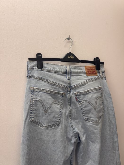 Levi's Ribcage Bell 32 XL Jeansy Wysoki Stan Dzwony Szerokie Nogawki