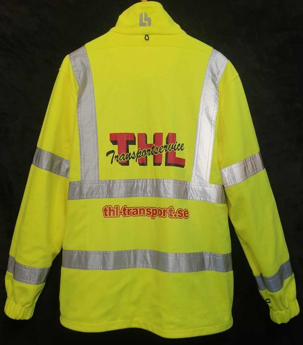 Куртка рабочая , сигнальная флисовая . L.BRADOR на рост 182-188 см .