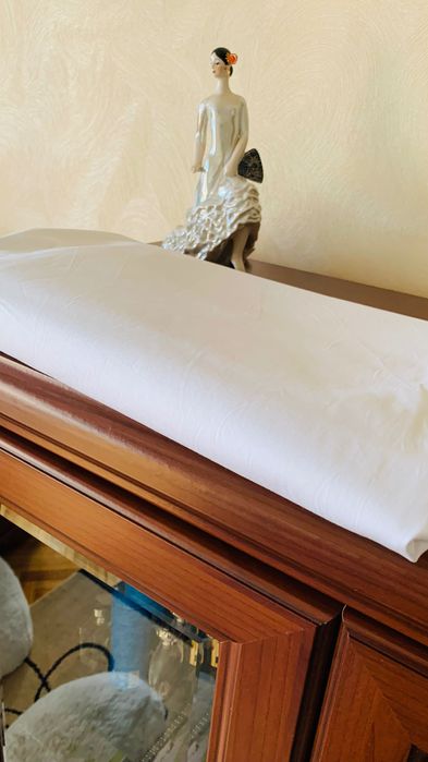 Новый белый пододеяльник 100% хлопок 175×215.