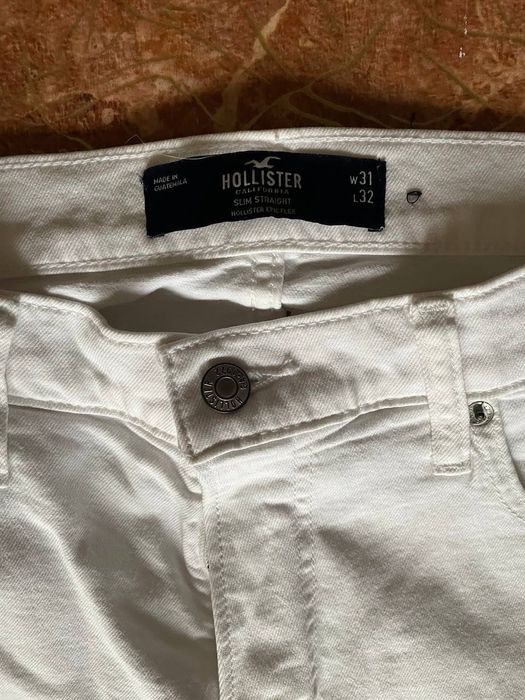 Hollister чоловічі білі джинси 31/32