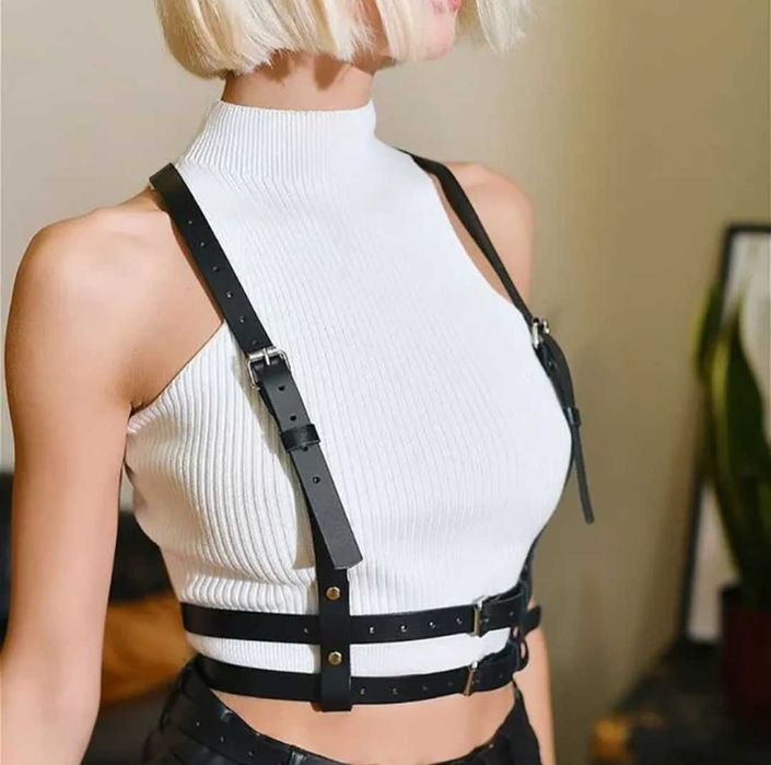 Сексуальное белье нижнее портупея эротические гартеры еротична білизна