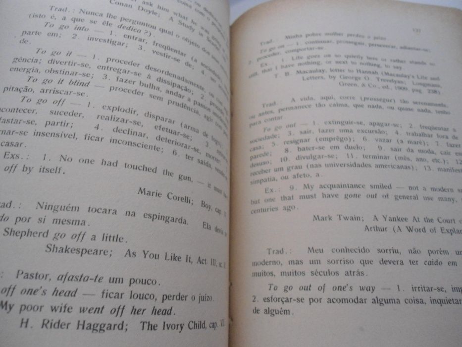 Dificuldades e Idiotismos da Língua Inglesa de O. Bandeira (1947)
