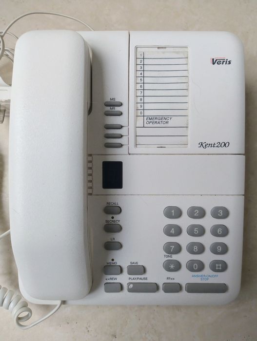 Telefon stacjonarny z sekretarką Veris Kent 200