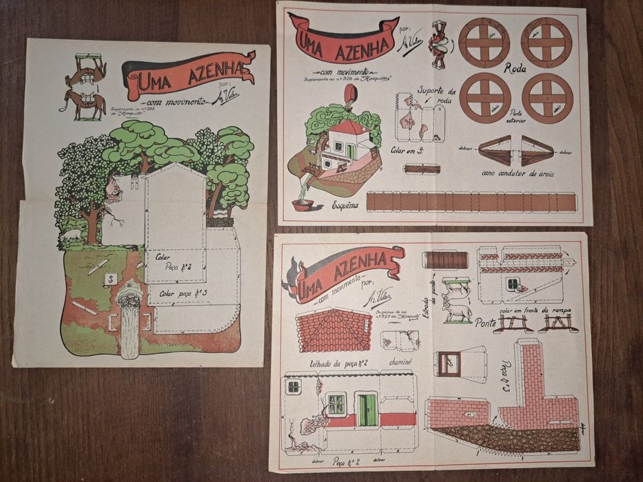 Separatas revistas cavaleiro andante.  Mosquito.  diabrete