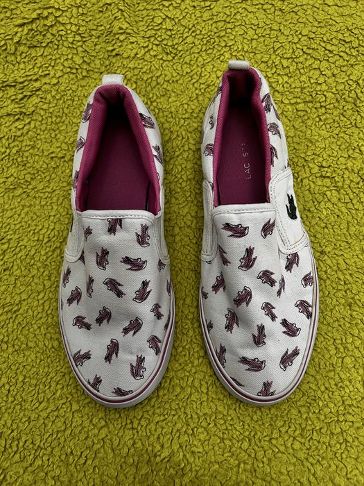 Lacoste biale 37