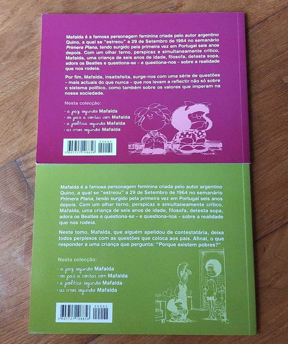 Livros da coleção Mafalda