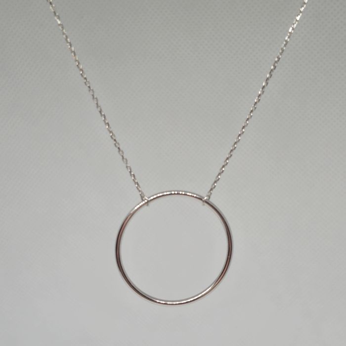 Кольє з білого золота. Нове. Онікс.