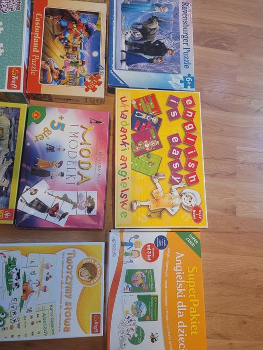 Zestaw puzzli i gier