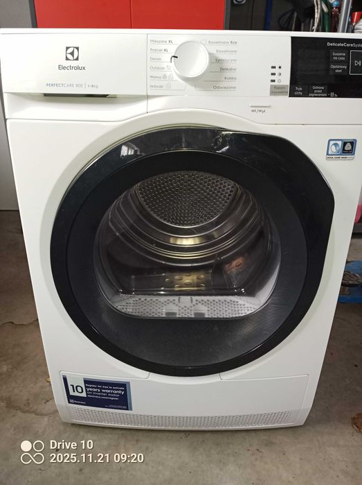 suszarka do ubrań Electrolux Perfectcare 800z pompą ciepła używana 8kg