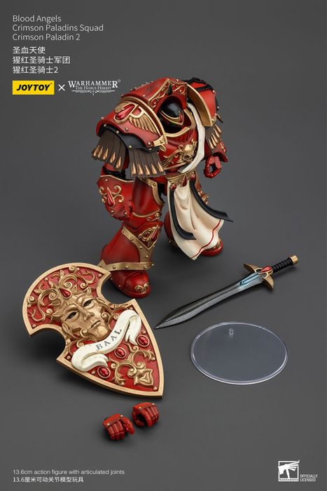 Фігурка warhammer40k JoyToy Blood Angels Crimson Paladin 2 1/18