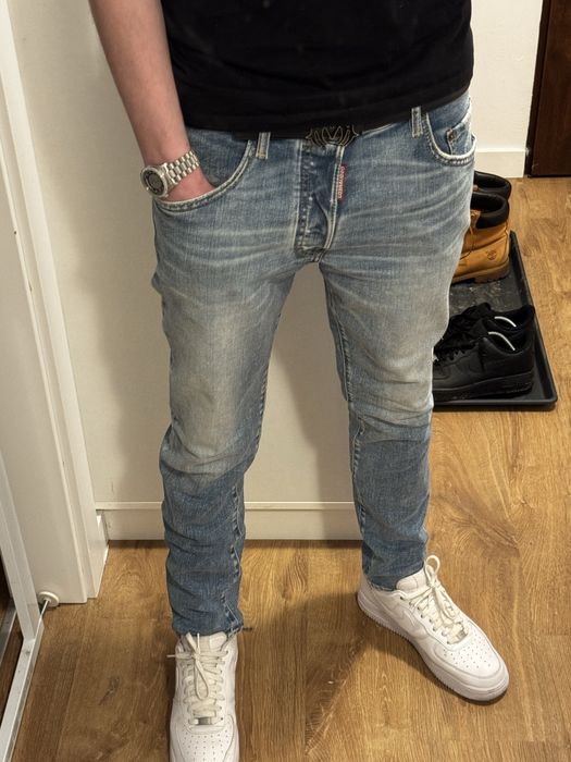Spodnie męskie dsquared oryginalne slim fit jeans nowa kolekcja