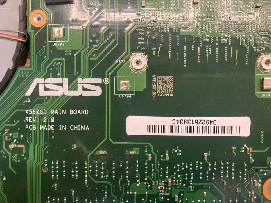 PŁYTA GŁÓWNA X580GD | sprawna