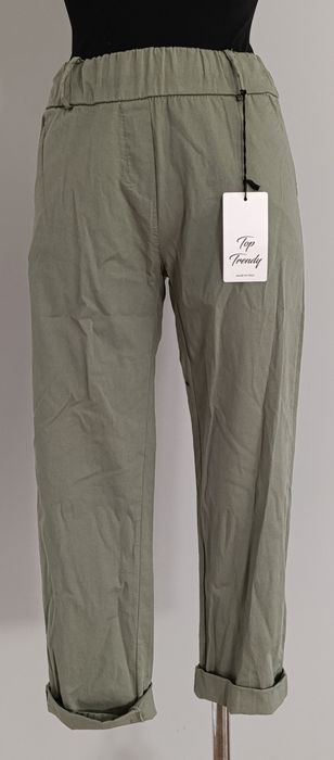 Spodnie materiałowe khaki