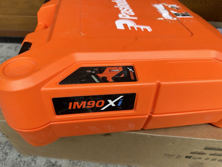 Paslode IM90xi pistolet do gwoździ ladowarka + gaz i gwoździe