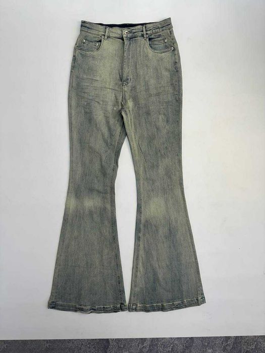 Rick Owens DRKSHDW flared jeans джинси голубі джинсі клеш кльош штаны.