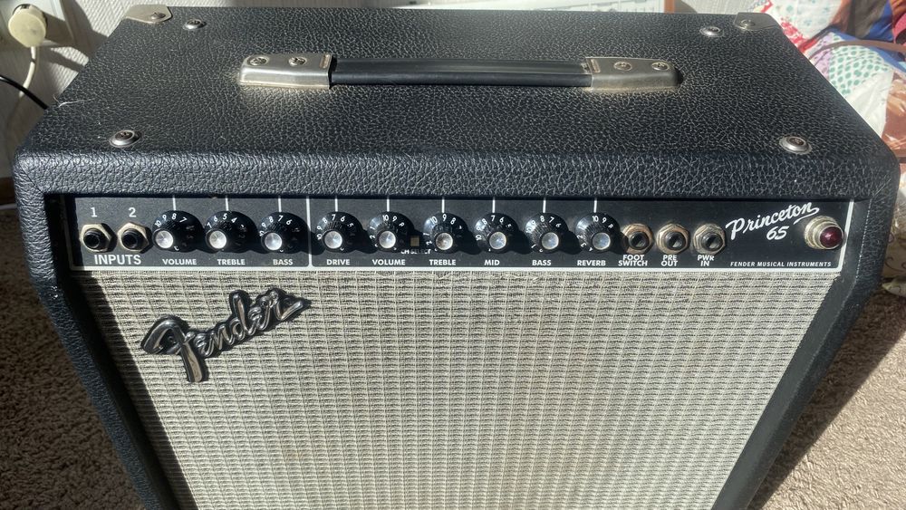 Fender princeton 65 комбопідсилювач