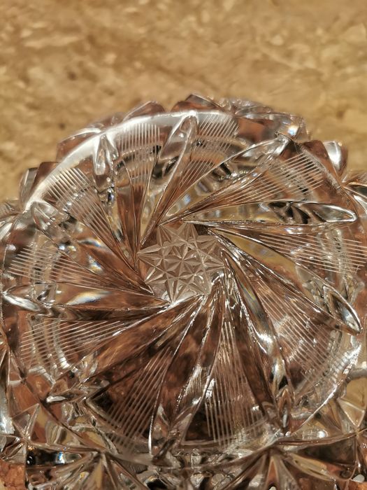 Popielniczka krysztalowa PRL