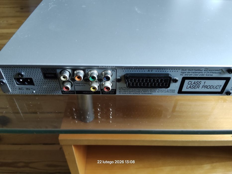 Odtwarzacz DVD Panasonic DVD-S295 | Komplet | Pilot | SCART