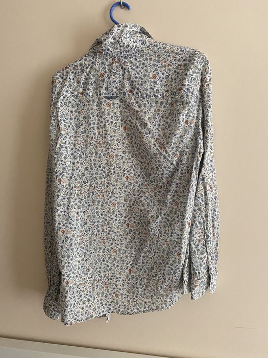 Koszula męska M wzór John rocha bawełniana bawełna kwiatki