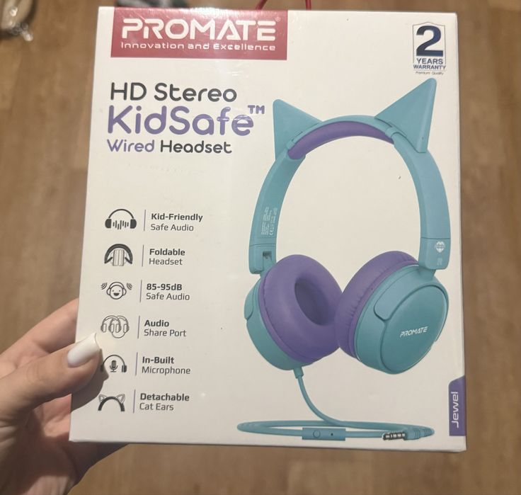 Навушники Promate Jewel blue