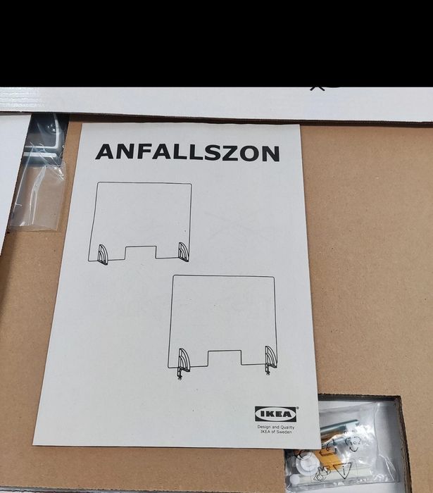 Divisória proteção IKEA anfallszon acrilico