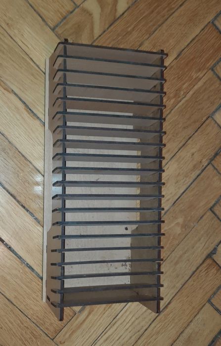 Etui box drewniany na płyty CD DVD organizer
