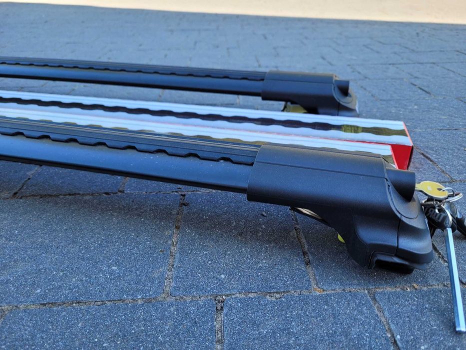 Zestaw Turtle belki czarne PRO1 96cm + 88cm z mocowaniem na relingach