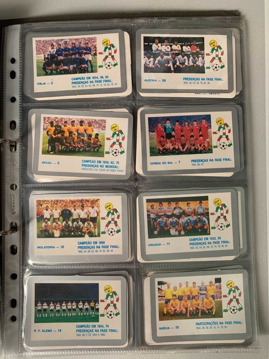 Calendários Antigos de Futebol - Mundial 1990 (preço unitário)