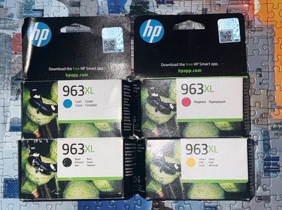 Tusze do drukarki HP 963xl  Komplekt 4 colory