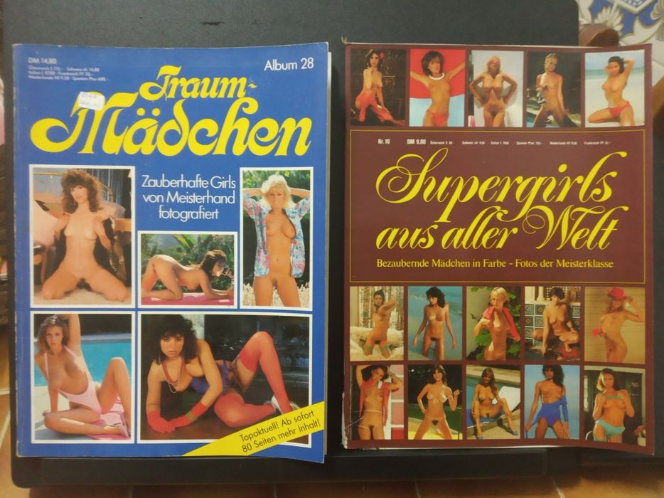 Revistas: Hustler, Pictoral, MenOnly, Model Directory, Players, Chic